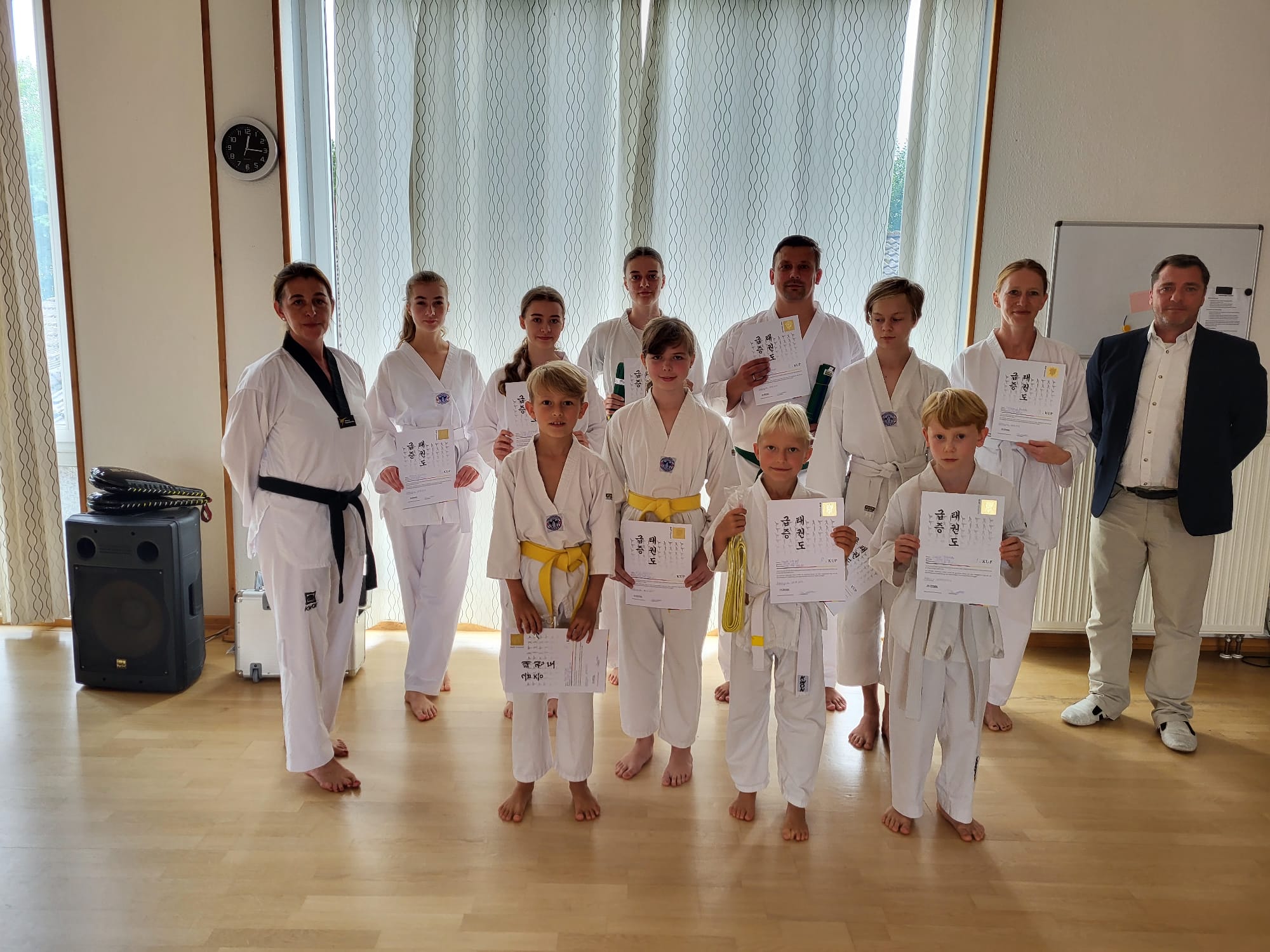 Taekwondo Gürtelprüfung vom 18.08.2024